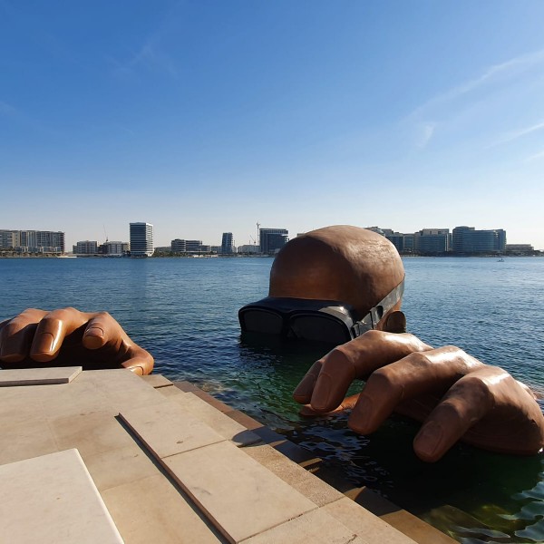 The Giant Sculpture at the Yas Bay Waterfront Development in Abu Dhabi