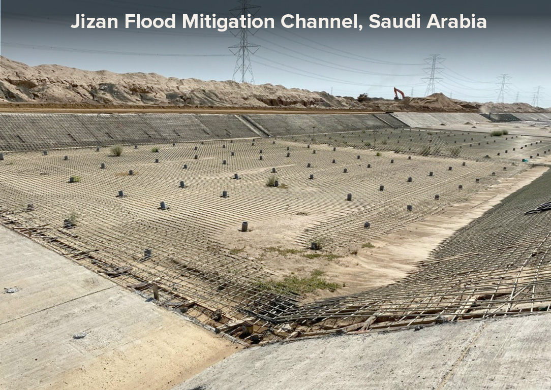 Jizan Flood Mitigation Channel, Saudi Arabia