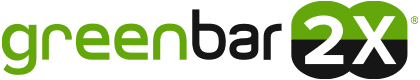 Greenbar2X logo